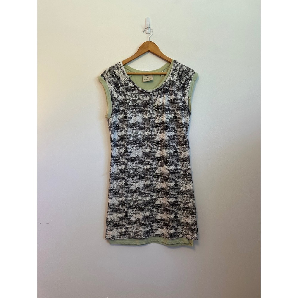 Maison Scotch Layered Mini Dress in Sage‎ Green | Size 1 (Small)